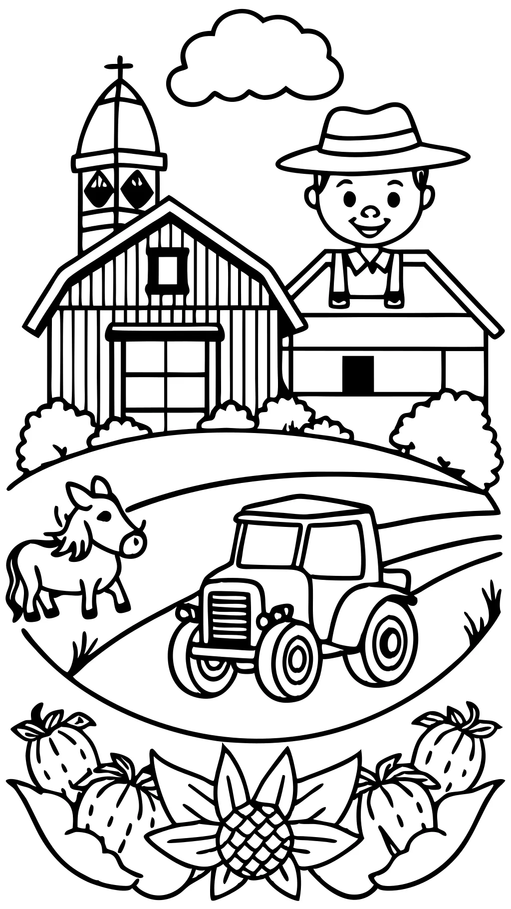 agriculture coloring pages